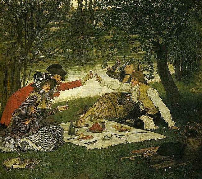 James Tissot Partie Carree Spain oil painting art